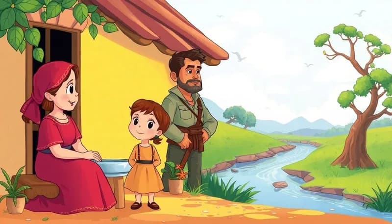 A Menina Que Ajudou o Guerreiro