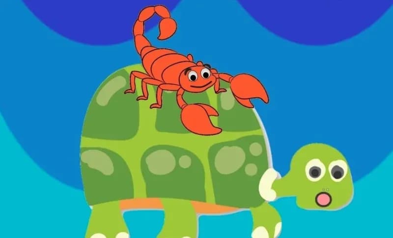 Escorpião e a Tartaruga