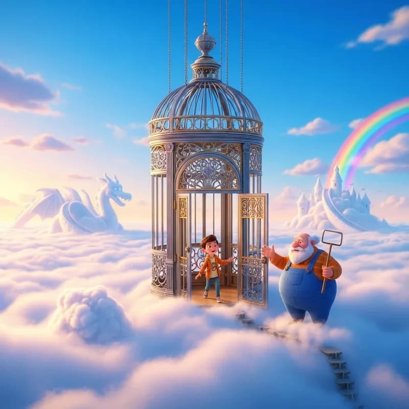 O elevador que subia até as nuvens