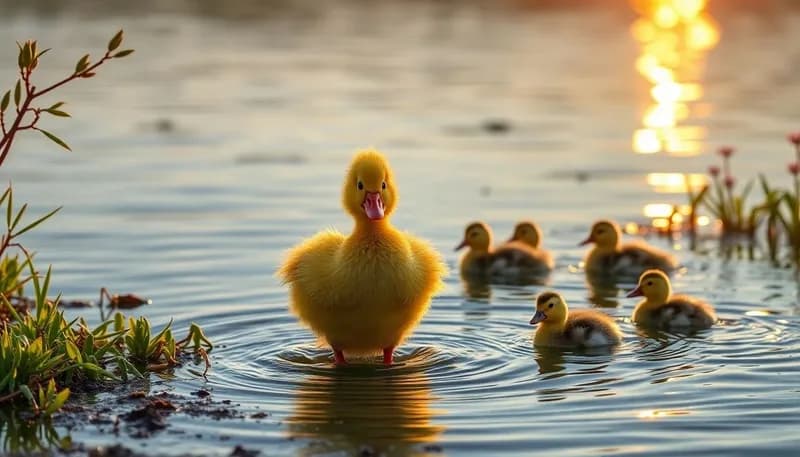 O Pato que não sabia nadar