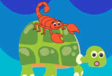 Historinha o escorpiao e a tartaruga