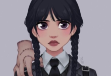 Historinha da Wandinha e o Livro Antigo