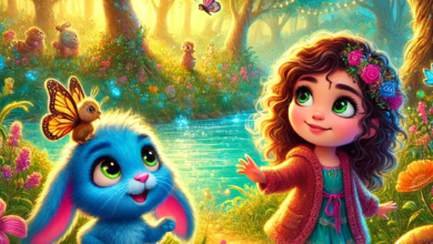 Mia e o Coelho Azul na Floresta Mágica 4 Historinha Mia e o Coelinho Historia Infantil Para Dormir