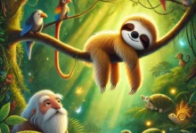 Historinha Leo a preguica que queria correr historia infantil para dormir