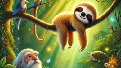 Léo, a Preguiça que Queria Correr 2 Historinha Leo a preguica que queria correr historia infantil para dormir