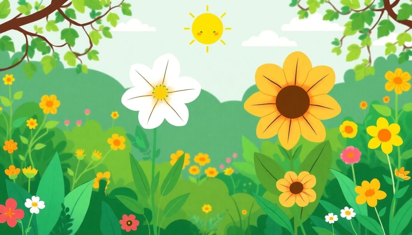 A Margarida e o Girassol 1 Historinha A Margarida e o Girassol - Historia Para Dormir