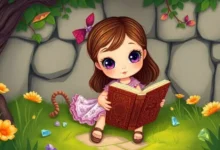 Historinha A Menina dos Olhos Violetas - Historia Para Dormir