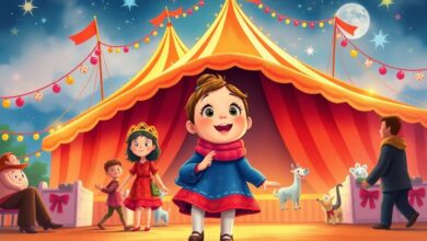 A Primeira Aventura de Babi no Circo 5 Historinha A Primeira Aventura de Babi no Circo - Historia Para Dormir