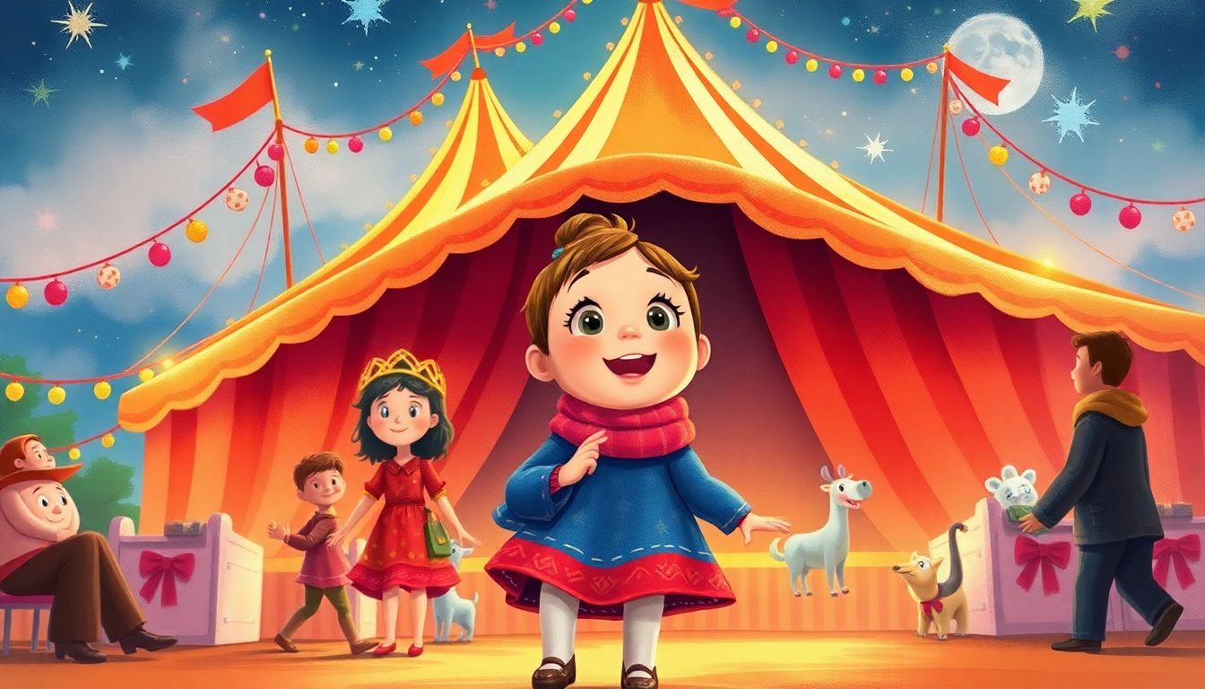 A Primeira Aventura de Babi no Circo 1 Historinha A Primeira Aventura de Babi no Circo - Historia Para Dormir