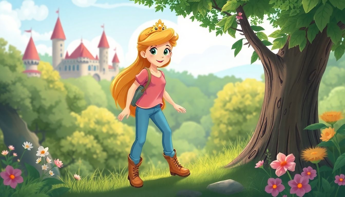 A Princesa de Calças 1 Historinha A Princesa de Calcas - Historia Para Dormir