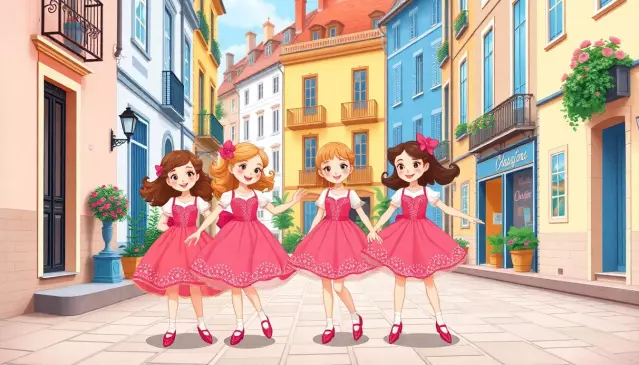 As Bailarinas de Madri 1 Historinha As Bailarinas de Madri - Historia Para Dormir