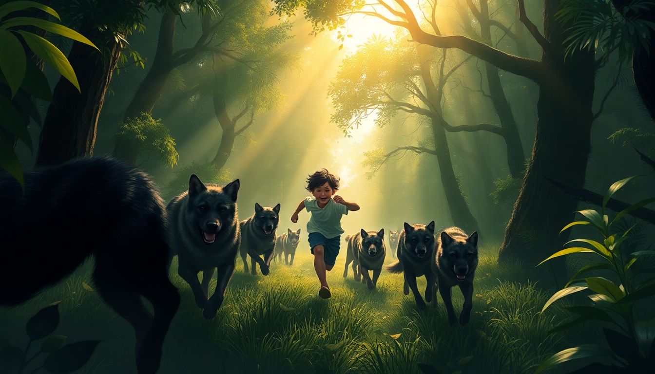Beto O Menino Lobo 1 Historinha Beto O Menino Lobo - Historia Para Dormir