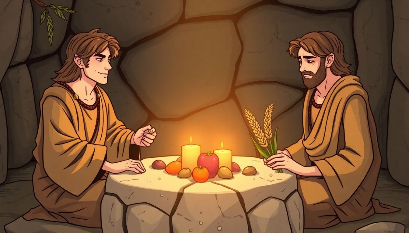Caim e Abel 1 Historinha Caim e Abel - Historia Para Dormir