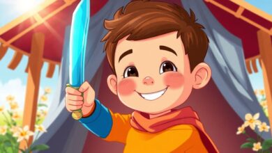 Historinha Joao e a Espada Azul - Historia Para Dormir