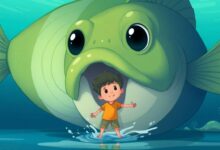 Historinha Jonas e o Grande Peixe - Historia Para Dormir