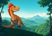 Historinha O Dinossauro com Cabelos Ruivos - Historia Para Dormir