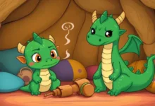 Historinha O Pequeno Dragao Furioso - Historia Para Dormir