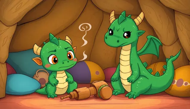 O Pequeno Dragão Furioso 1 Historinha O Pequeno Dragao Furioso - Historia Para Dormir