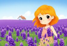 Historinha O Segredo do Jardim de Lavandas - Historia Para Dormir