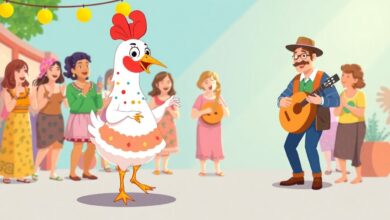 A Galinha Dançarinha 5 Historinha a Galinha Dancarina - Historia Para Dormir