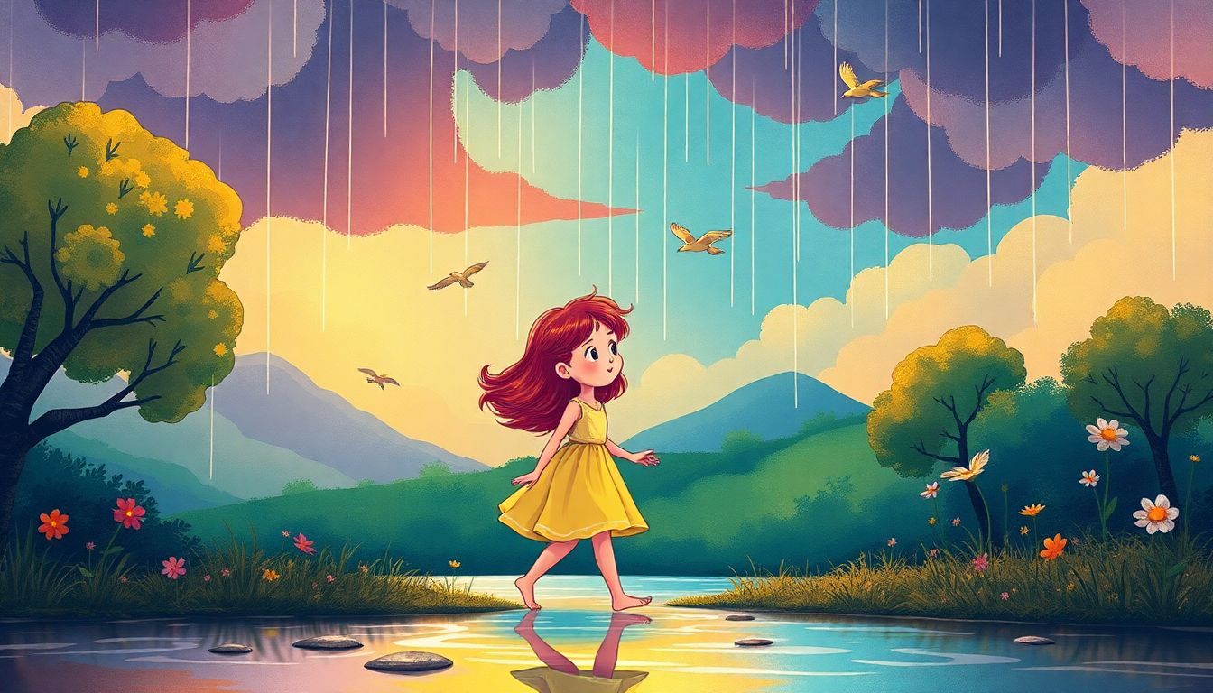 A Chuva Colorida 1 Historinha A Chuva Colorida - Historia Para Dormir