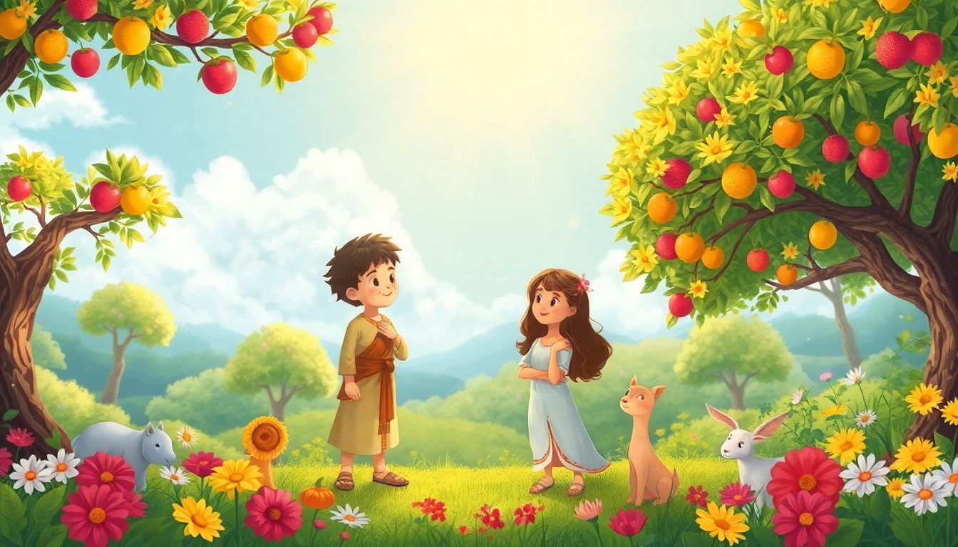 Jardim do Éden 1 Historinha Jardim do Eden - Historia Para Dormir