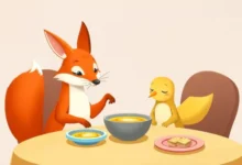 Historinha A Raposa e a Cegonha - Historia Para Dormir