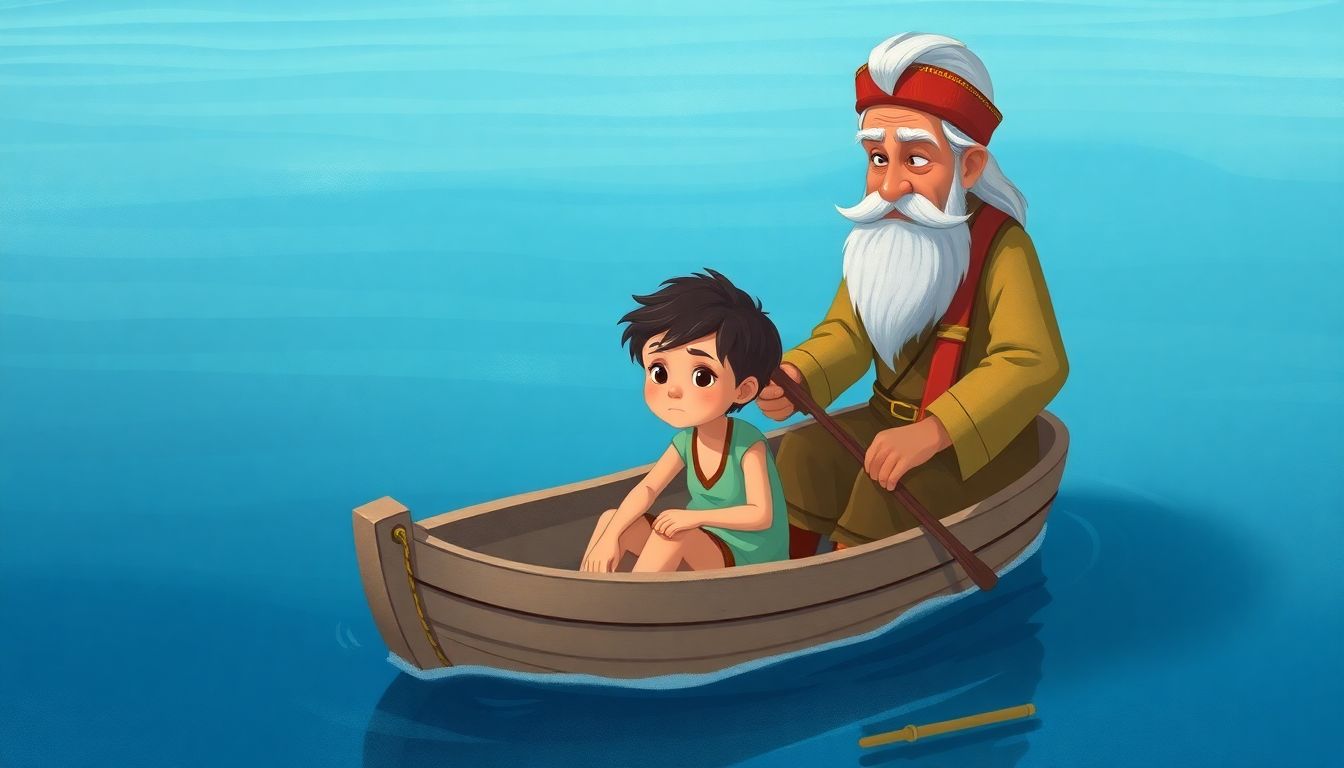 Parábola da Rede de Pesca 1 Historinha Parabola da Rede de Pesca - Historia Para Dormir