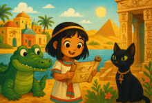 Historinha as piramides do egito - historias para dormir