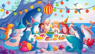 Historinha Festa no fundo do mar - historia para dormir