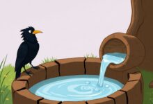 Historinha O Corvo e o Jarro - Historinha Para Dormir