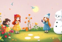 historinha o jardim das quatro irmas - historia para dormir