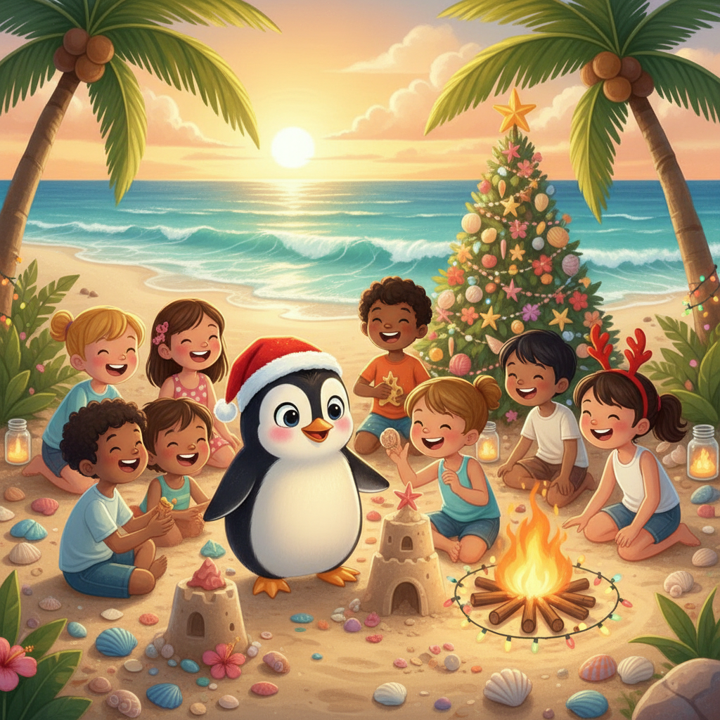 Historinha O Pinguim Que Odiava o Frio - Historia Para Dormir