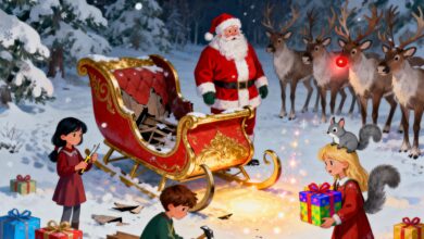 O Trenó Perdido do Papai Noel 1 Historinha O Treno Perdido do Papai Noel - Historia Para Dormir