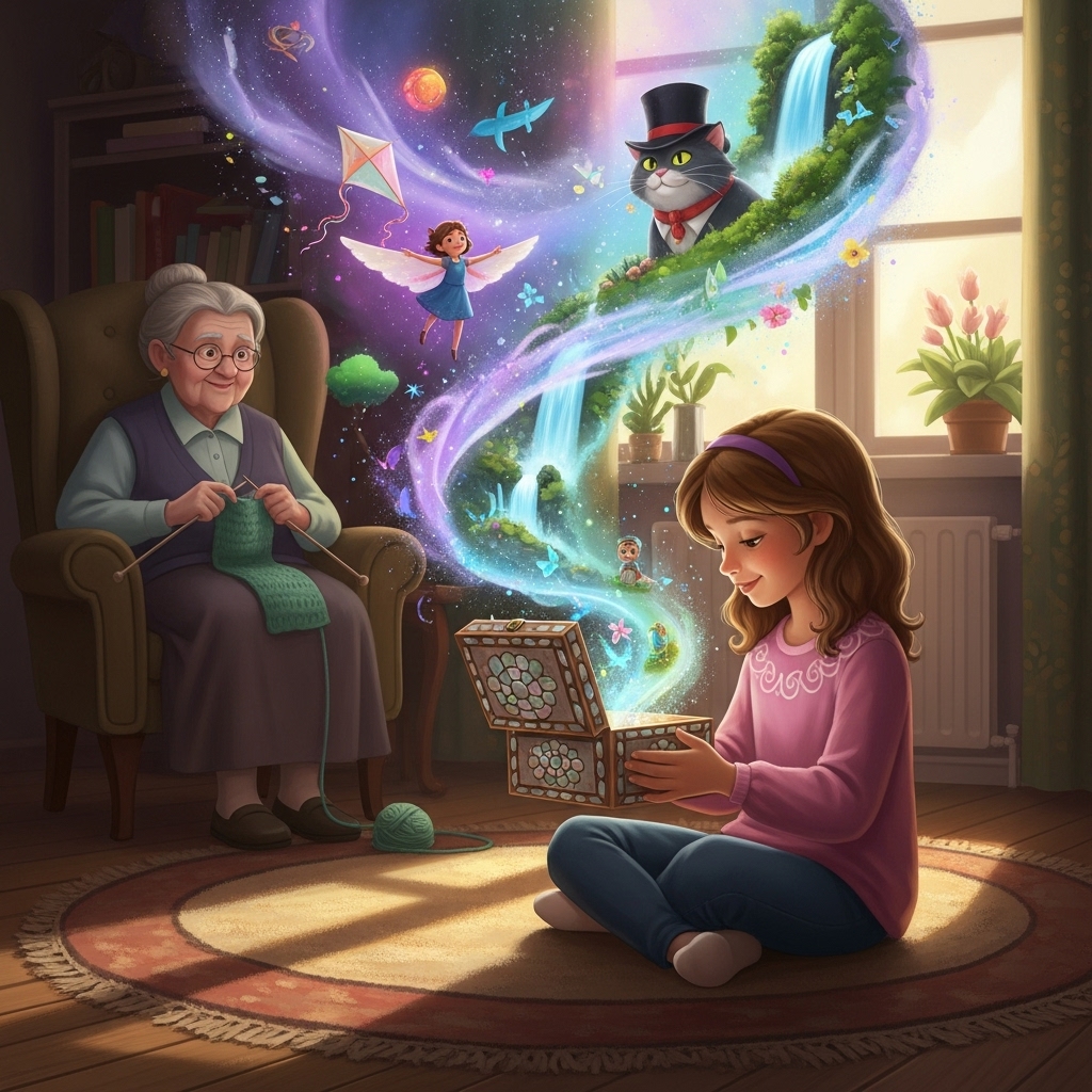 A caixinha dos sonhos guardados 1 Historia Para Dormir A caixinha dos sonhos guardados - Historinha Infantil