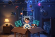 Historia Para Dormir O foguete de papelao - Historinha Infantil