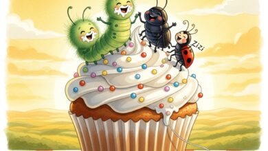 A Lagarta e a Montanha de Açúcar 4 Historinha A Lagarta e a Montanha de Acucar - Historia Para Dormir