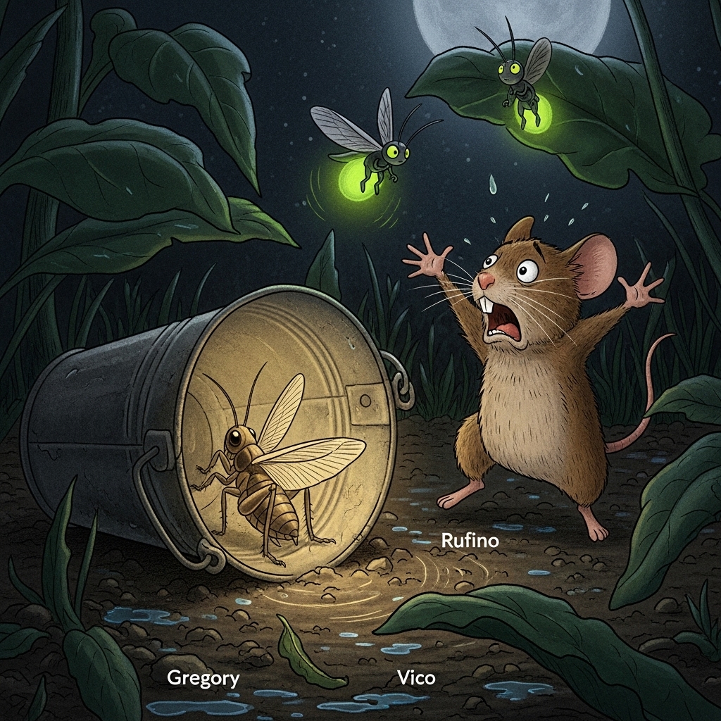 O Grilo Guardião da Noite 1 Historinha O Grilo Guardiao da Noite - Historia Para Dormir